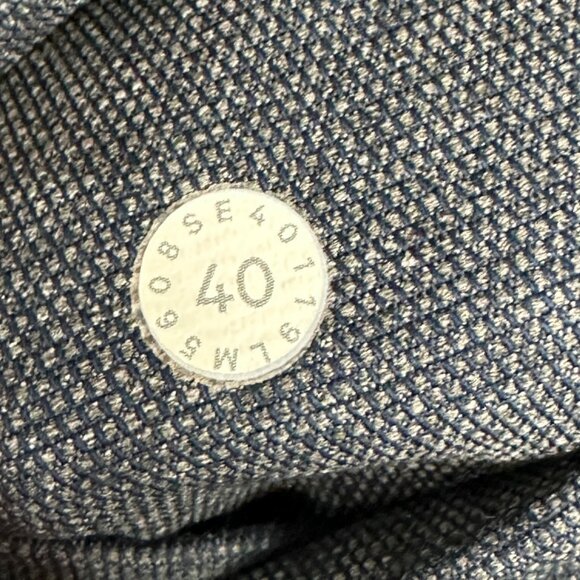 Lululemon Mens ABC Pants Tech Canvas Blue Size 40 Style LM5608S Trousers Denim - Picture 4 of 16